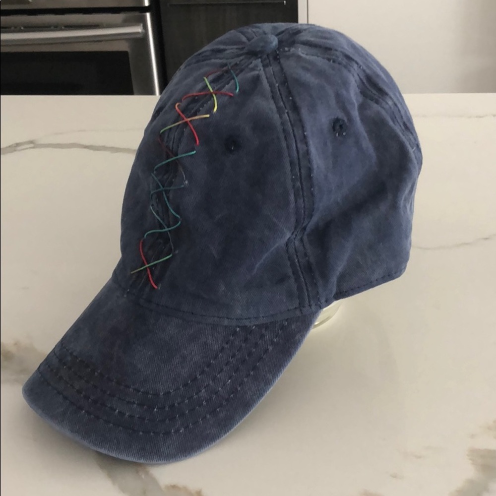 Multi-color Ribbon baseball cap - Picture 3 of 4